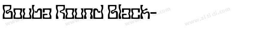 Bouba Round Black字体转换
